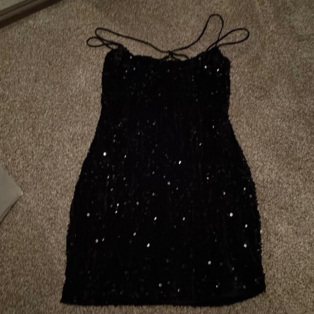 black dress